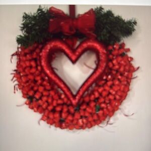 Valentine Candy Wreath